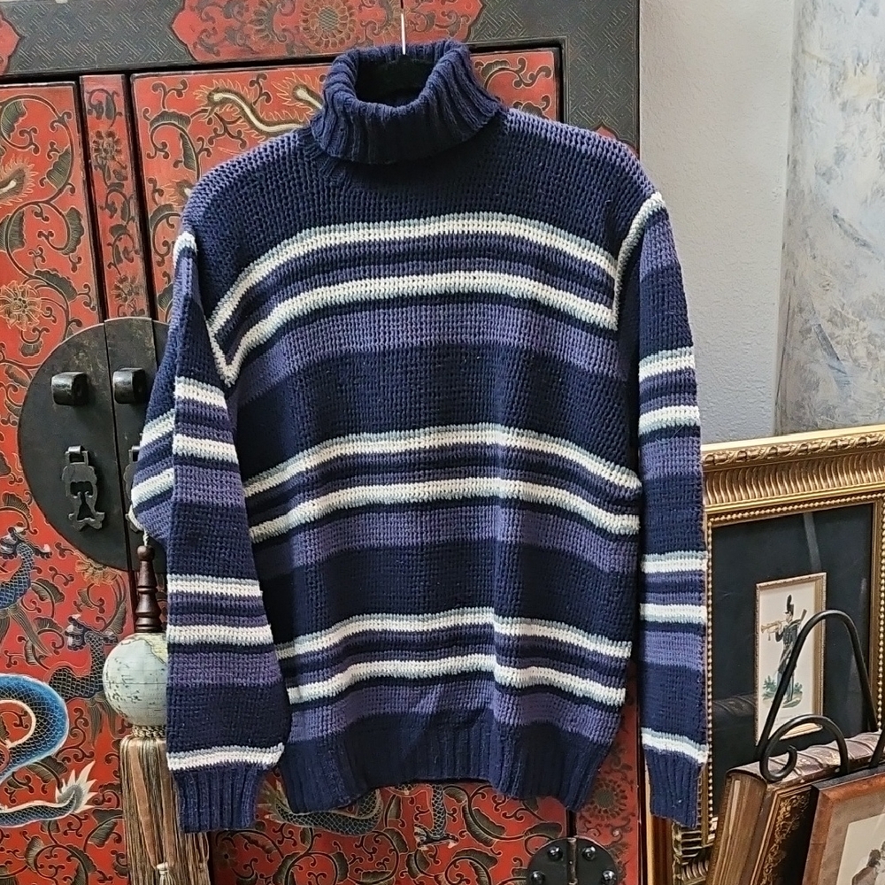 100% Cotton Stripe Sweater